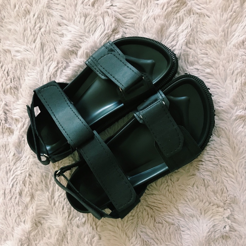 Black sandals